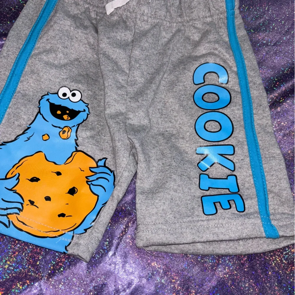 Toddler Cookie Monster shorts
